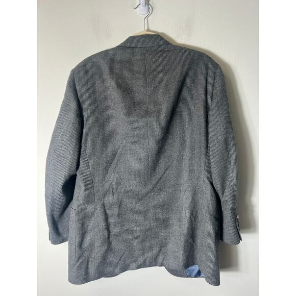 Men's Plainclothes Gray Wool Long Sleeve Winter Blazer Sz 40 - Picture 2 of 4
